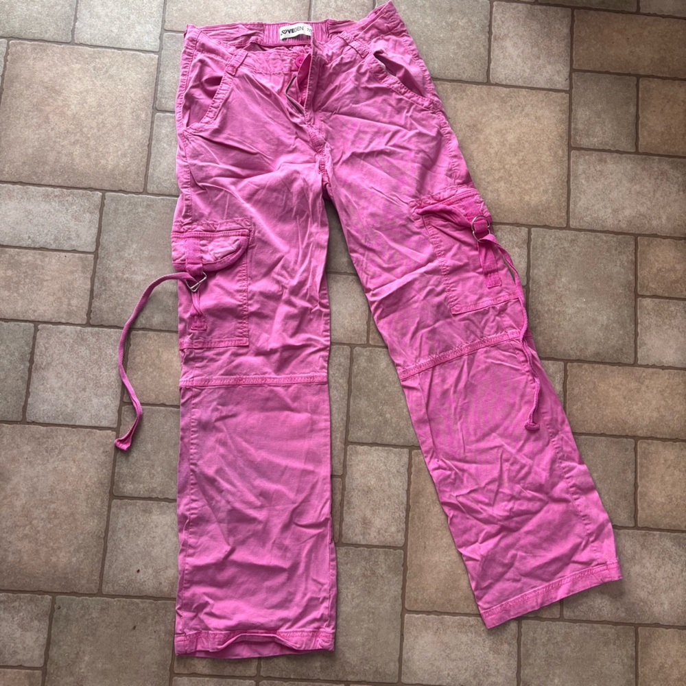 Fashion Nova Pink Wide Leg Pants